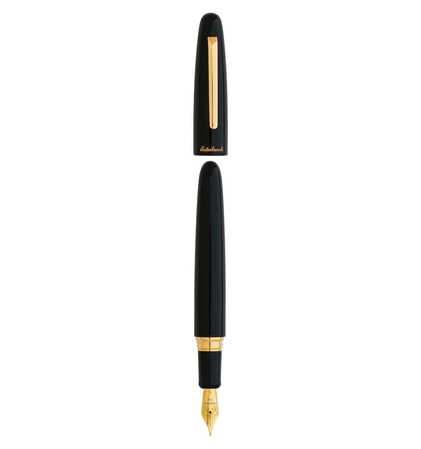Esterbrook Estie Fountain Pen - Ebony Gold Trim