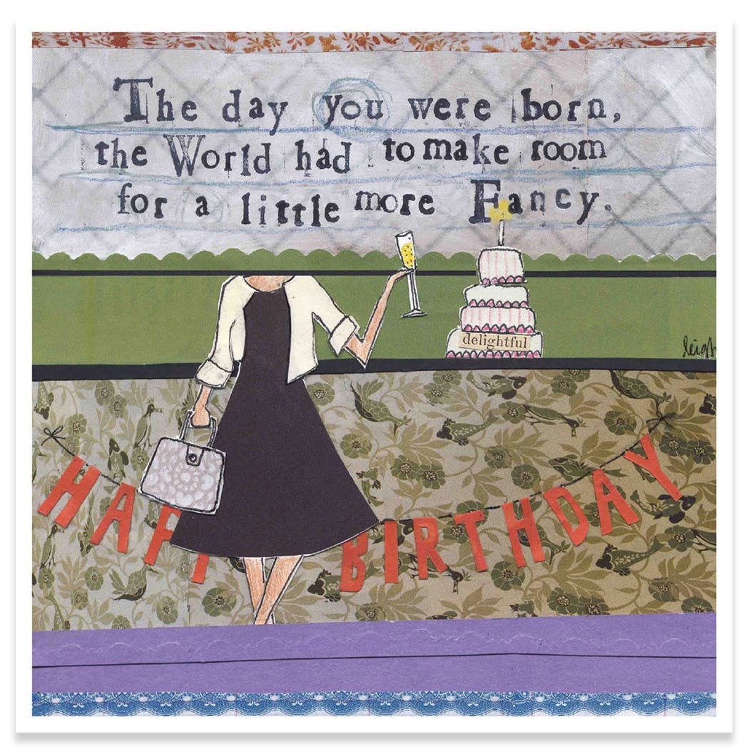 Fancy Birthday Greeting Card