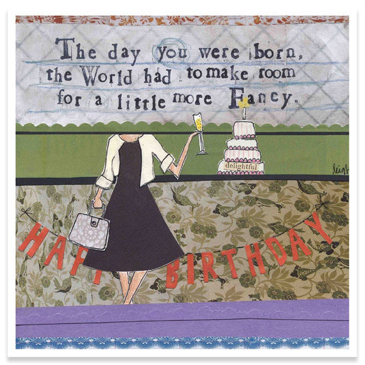 Fancy Birthday Greeting Card