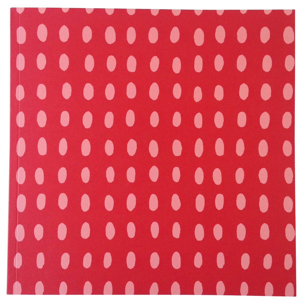 Square Notebook with Lined Paper in Bean Summer Pudding