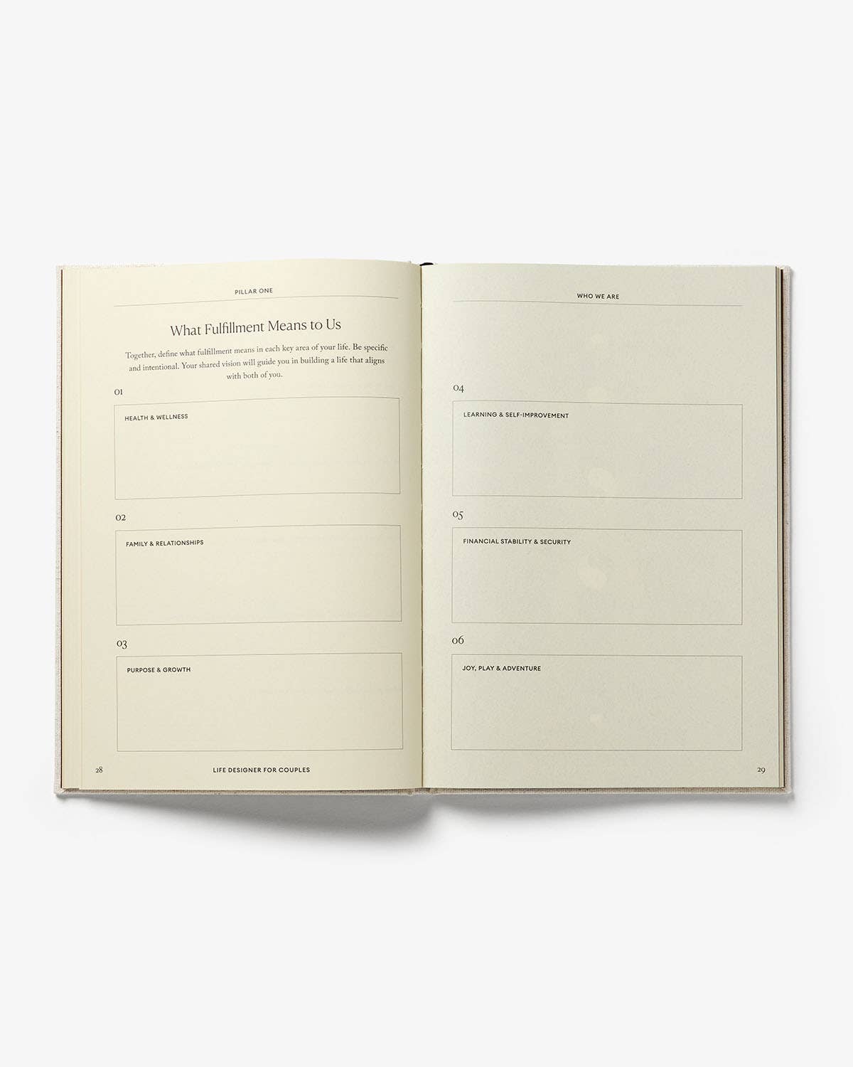 Life Designer for Couples Journal 100+ Relationship Prompts