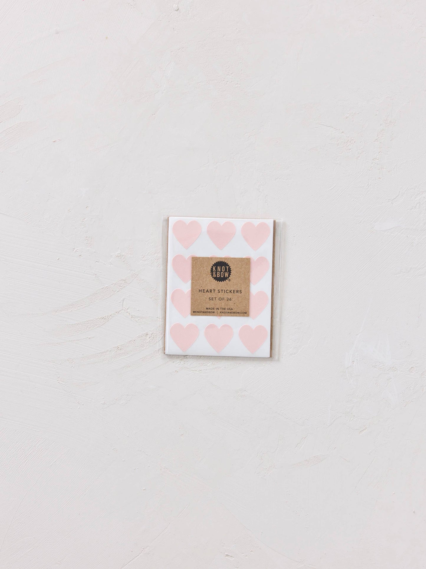 Pink Heart Stickers