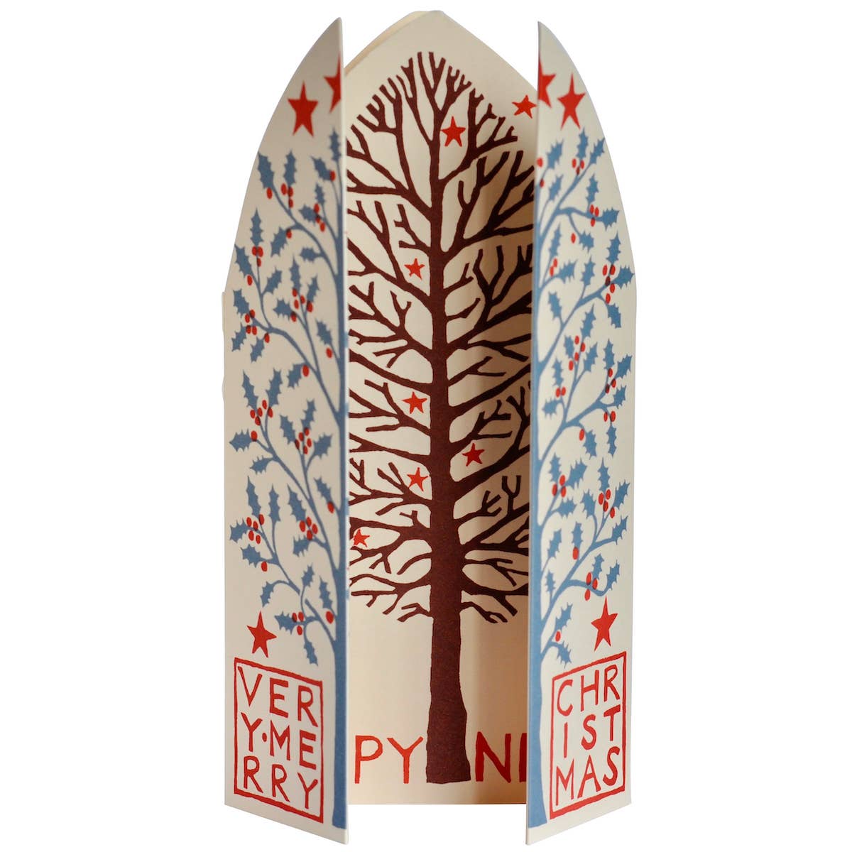 Extra Special Triptych Card Winter Trees
