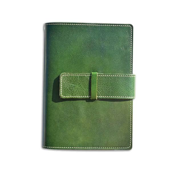 Dark Brown Leather 5x7"Journal Italian hand-made