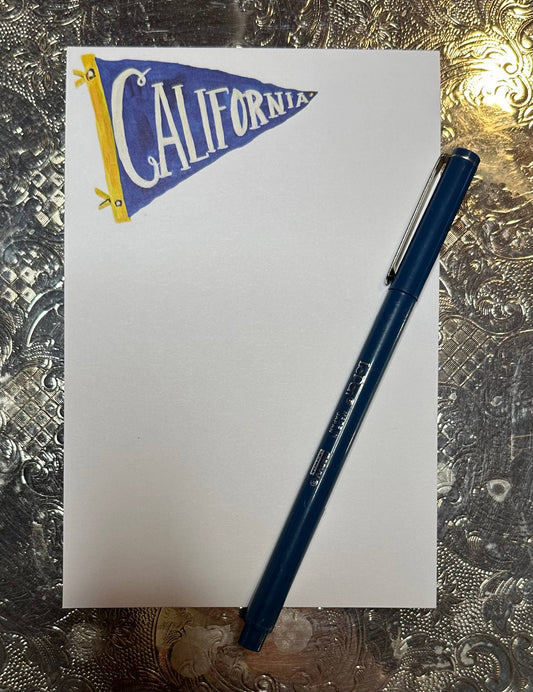 California Pennant Le Petit Notepad
