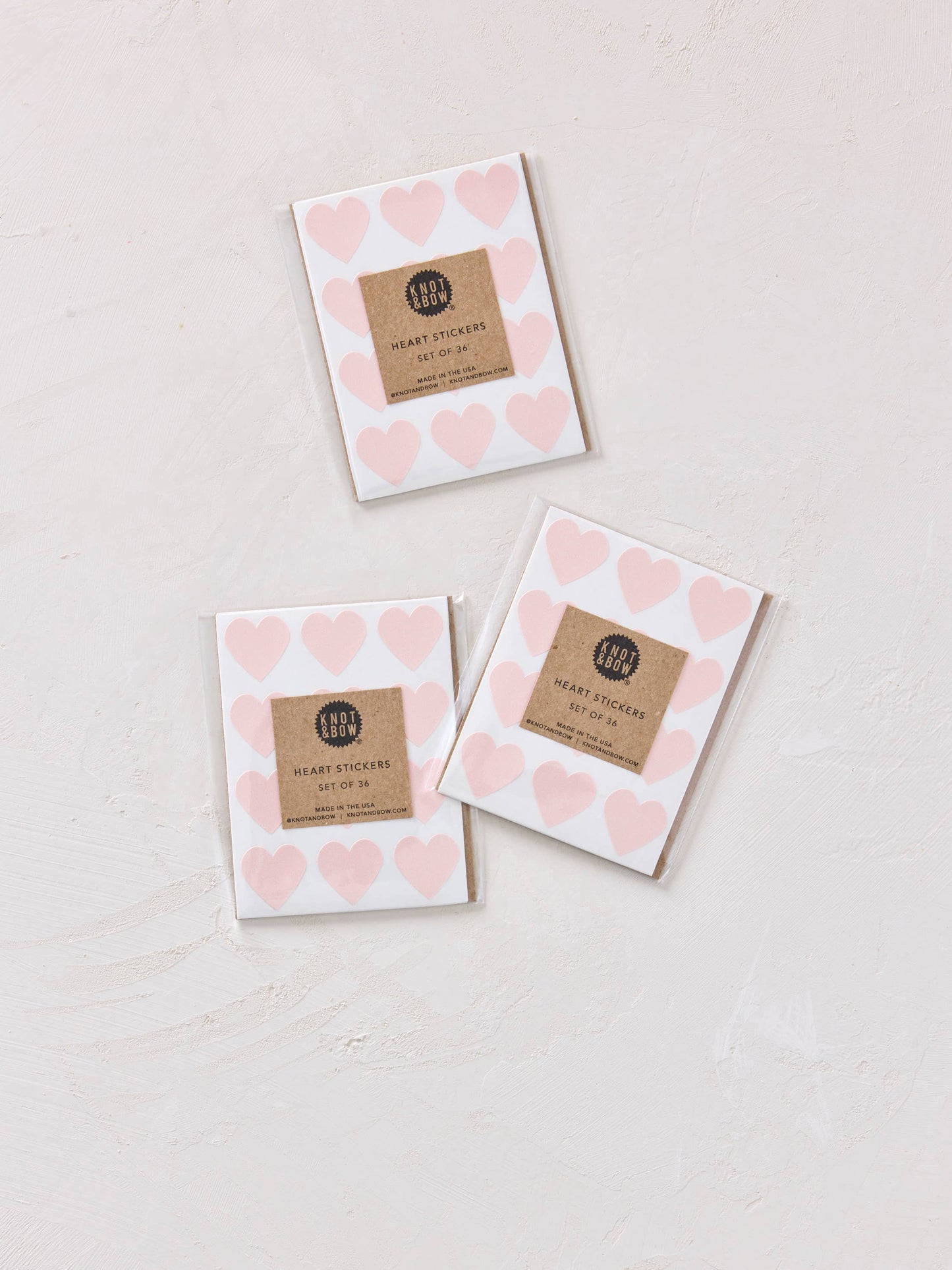 Pink Heart Stickers