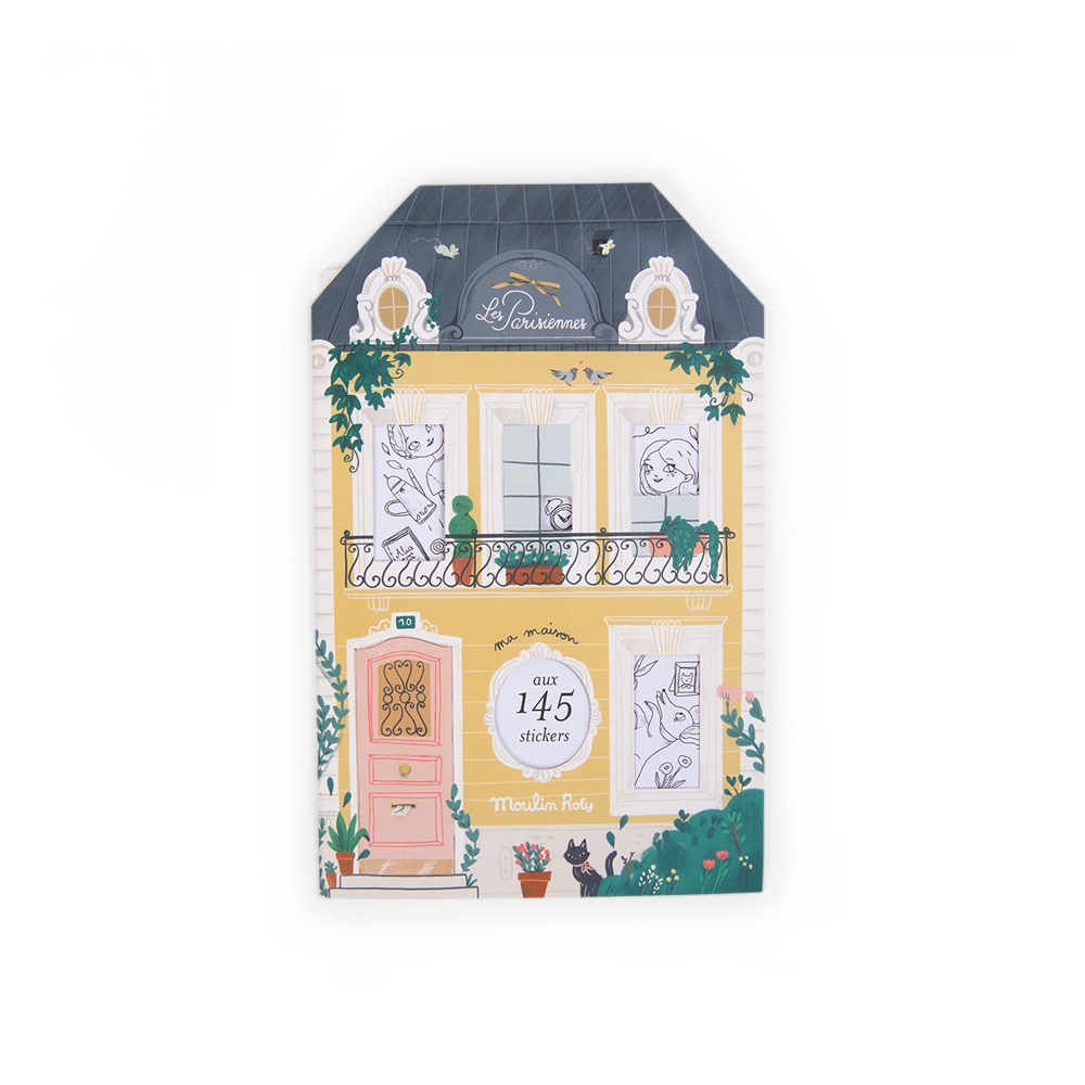 Lucille Michieli Les Parisiennes Coloring Book + 145 Stickers