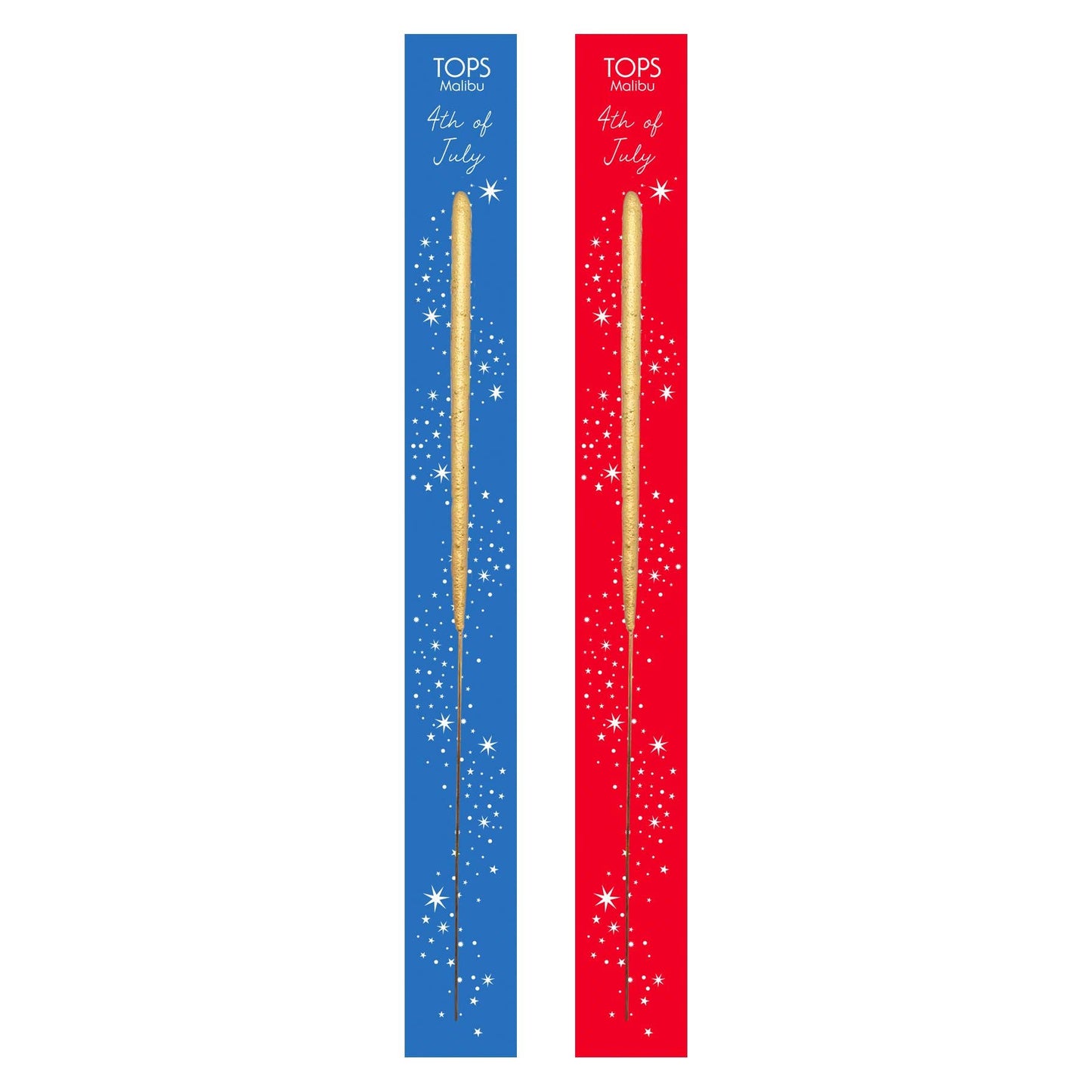 Single Wish Gold Sparkler 4th of July - Assortment of Colors