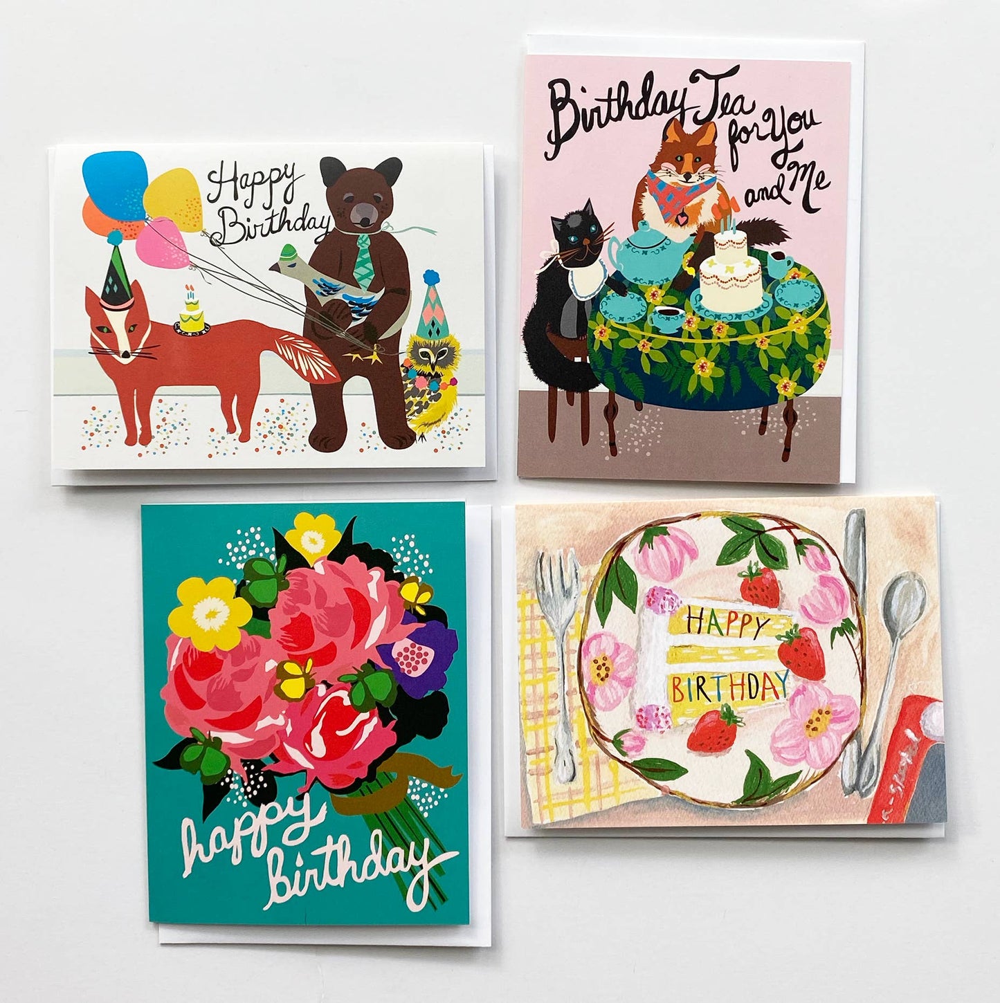 Cake Birthday Card: Single