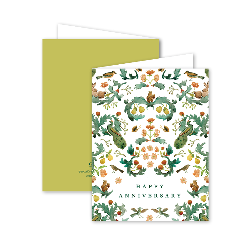 Garden Tapestry Anniversary: Single Card