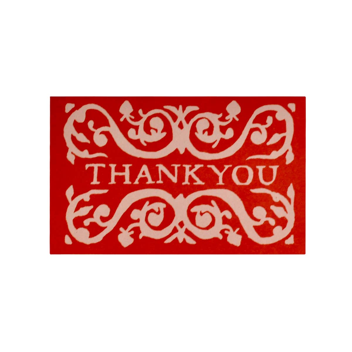 Pack of Arabesque Thank You Gift Cards Strawberry