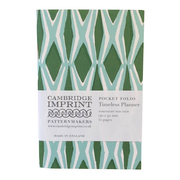 Timeless Planner Insert for Pocket Folio Green