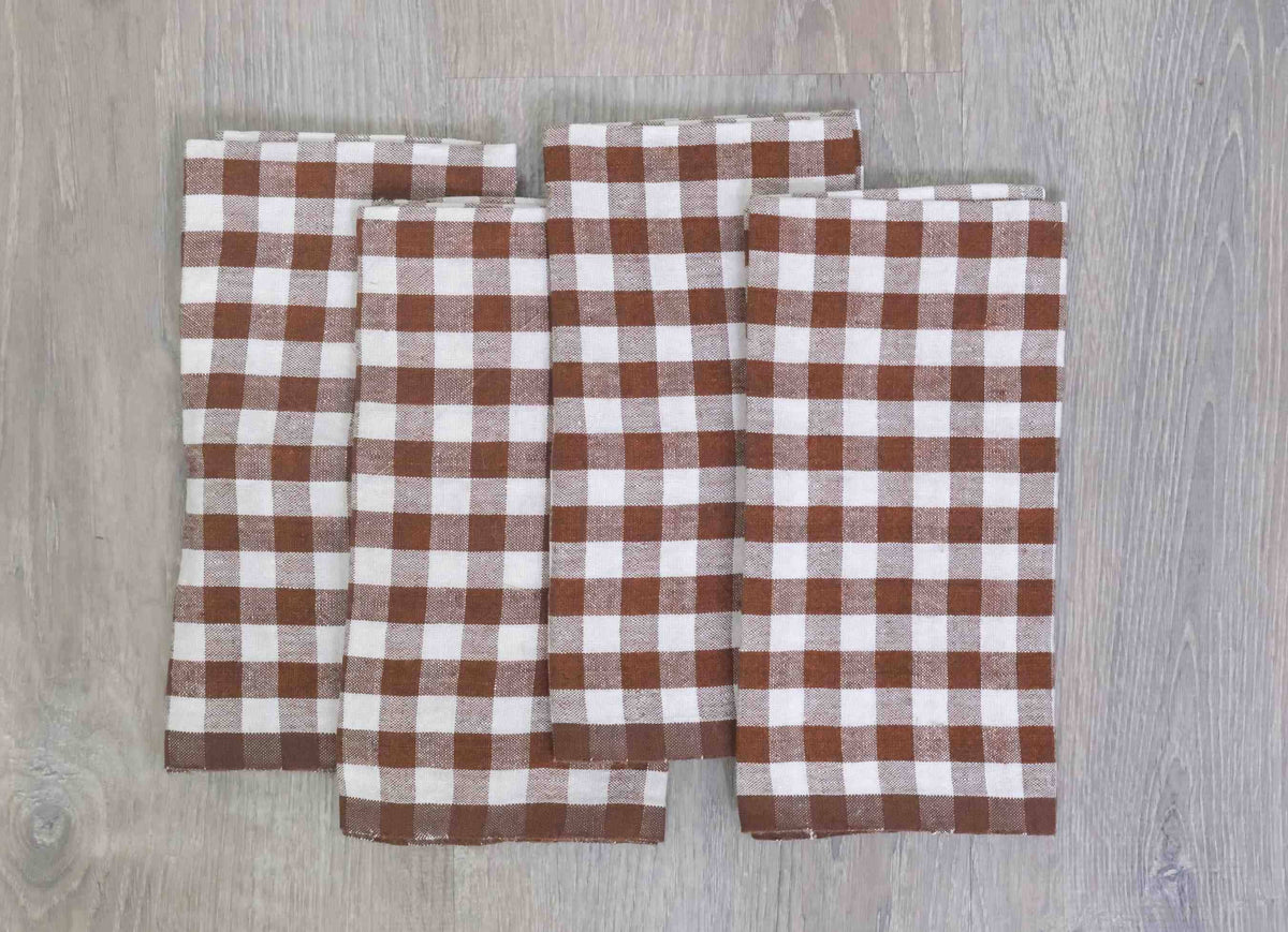 Walnut Picnic Napkin 20x20 - Set of 4