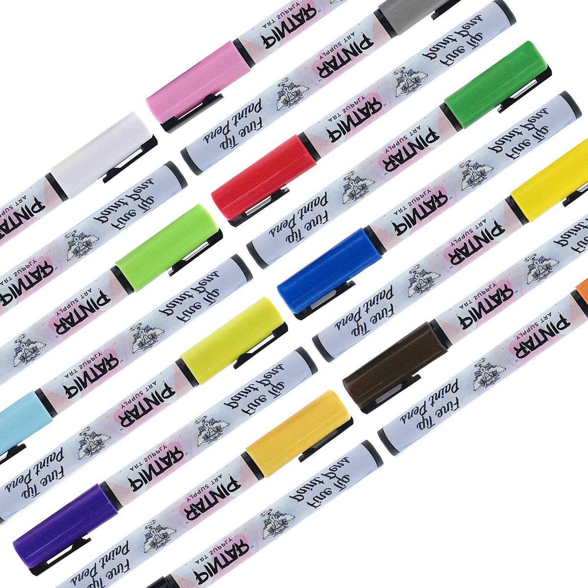 Pintar Acrylic Paint Pens - 1mm Fine Tip (Assorted Colors)