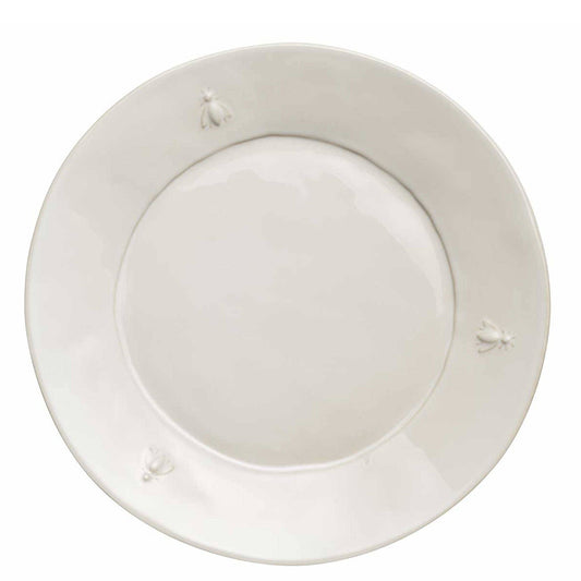 Bee Ceramic Dinner Plates — Ecru