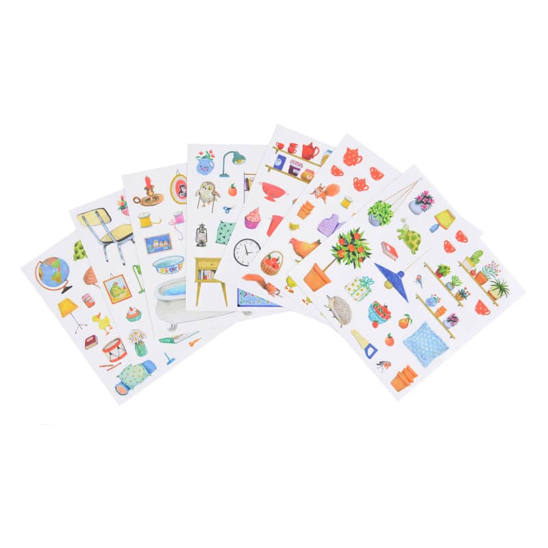The Big Family Coloring Book & Stickers