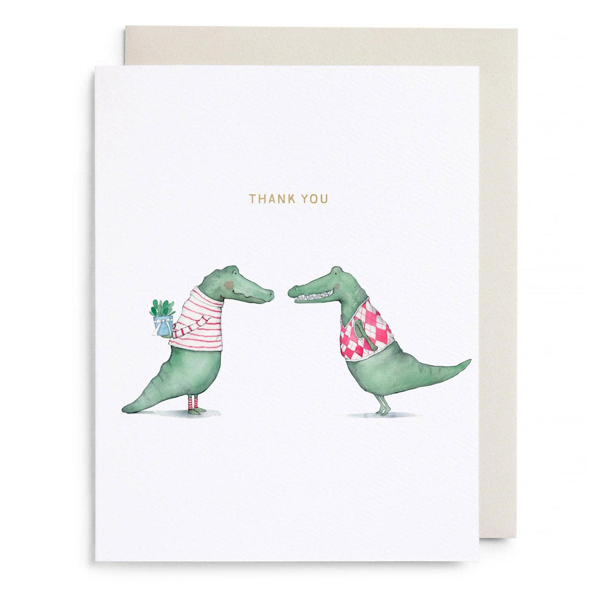 Alligator Thank You Boxed Card Set