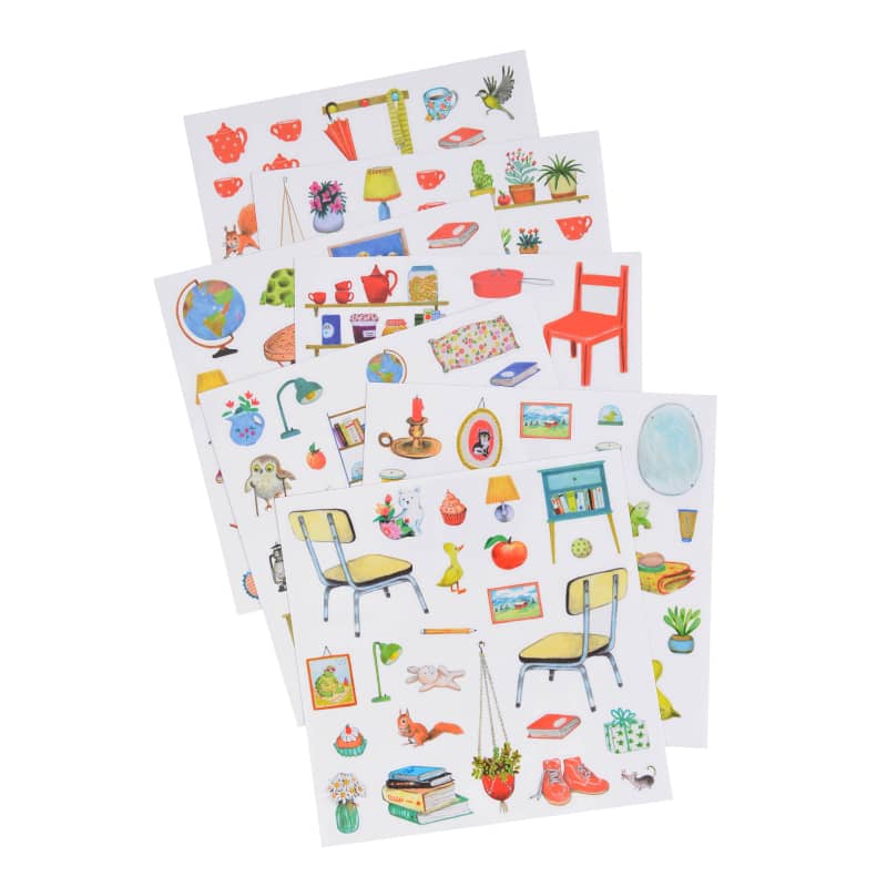The Big Family Coloring Book & Stickers