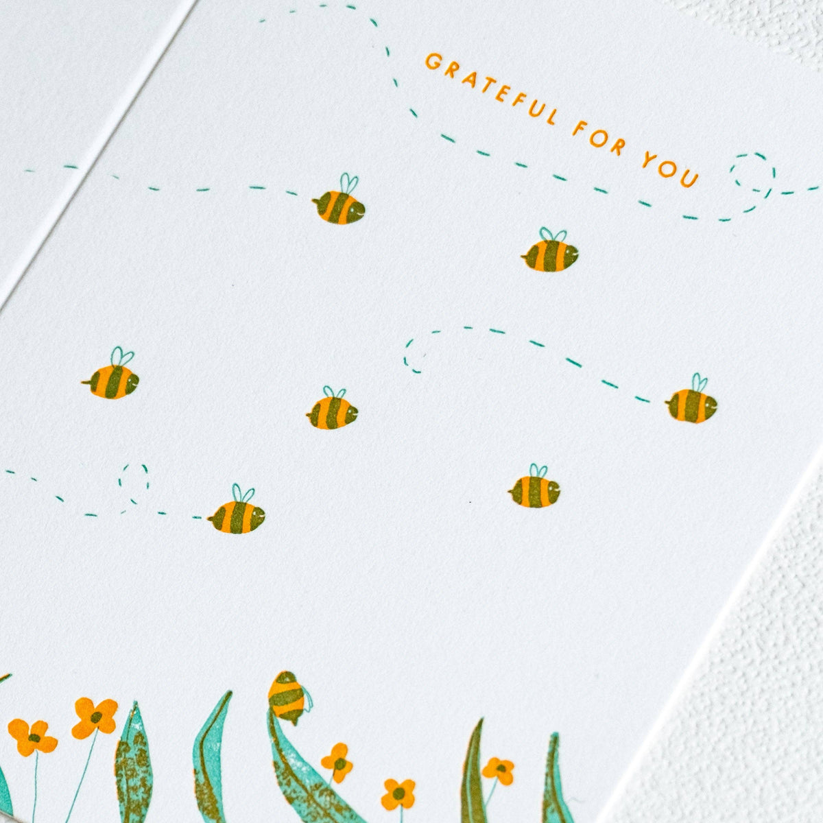 Grateful Bees | Letterpress Card