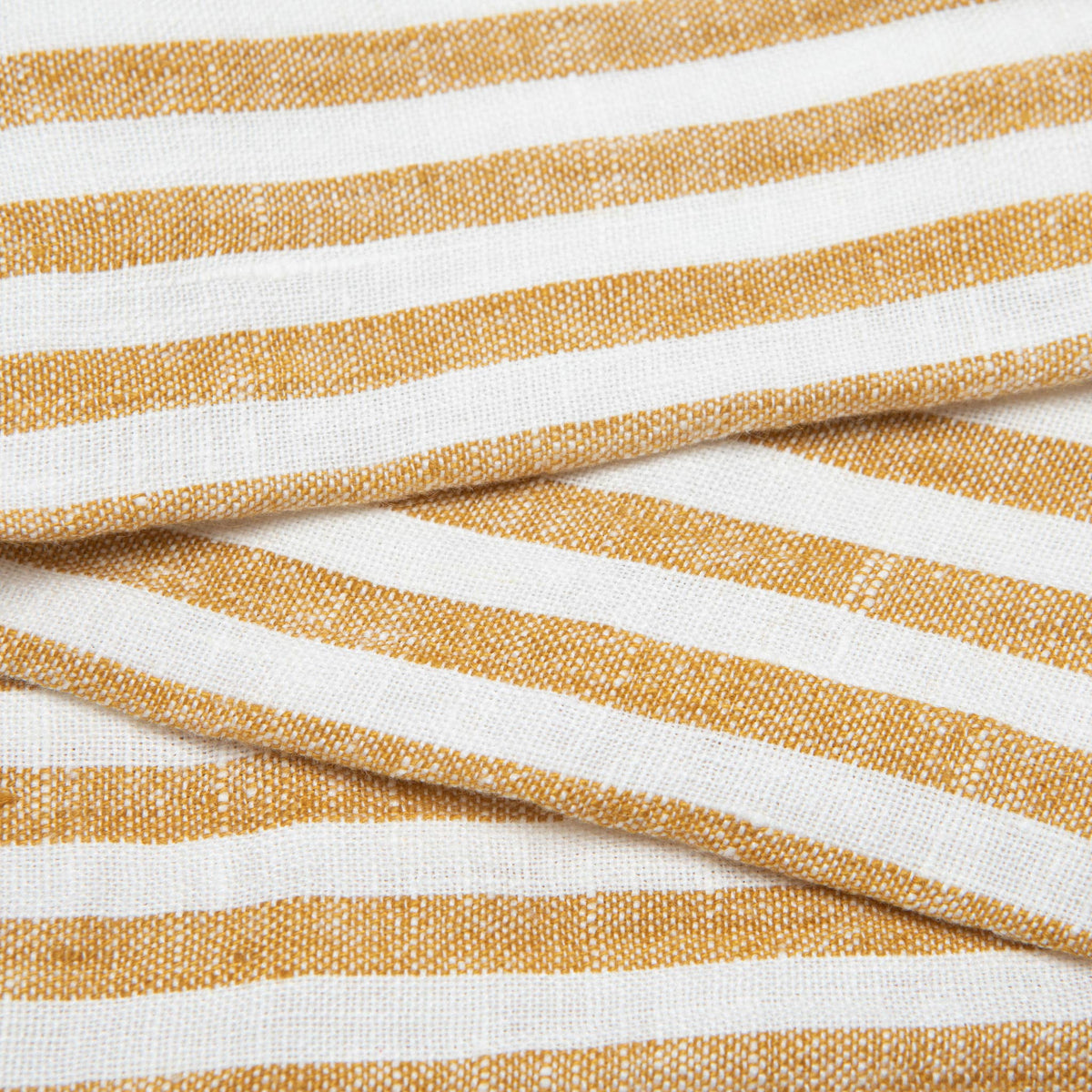 Brittany White & Mustard Napkins 20x20 - Set of 4