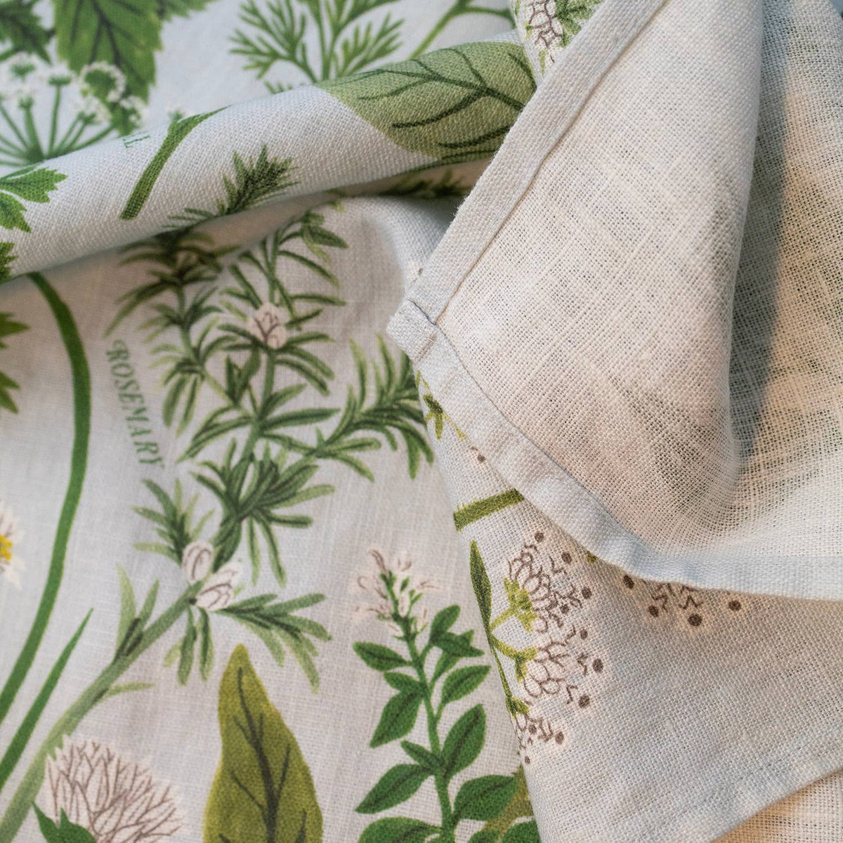 Herb Garden | 100% Linen Tea Towel By Botanica