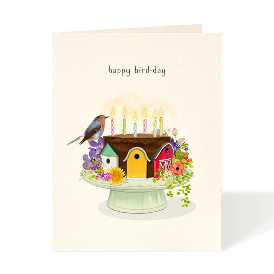 Birthday Birdhouse - Birthday Greeting Cards