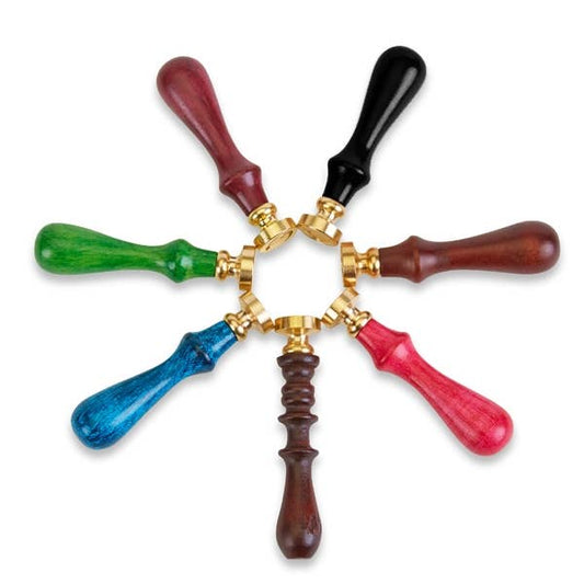 Classic Wood Handles for Wax Seal Stamps  - multi- colors