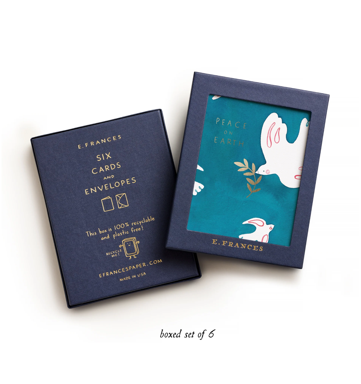 Peace Doves | Christmas Cards (Boxed Set of 6):