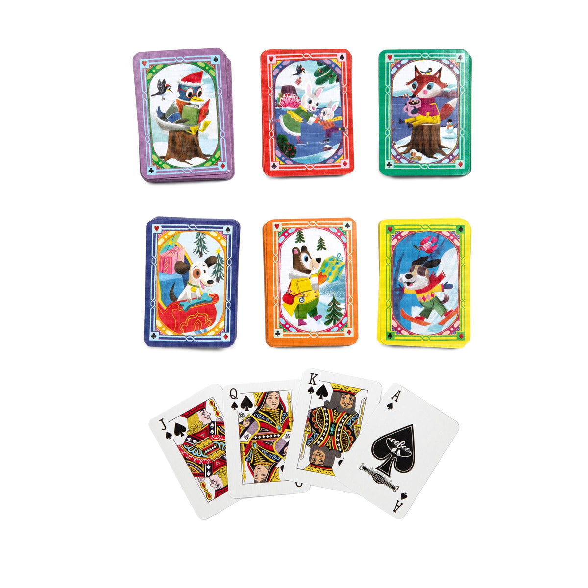 Holiday in the Woods Tiny Playing Card Assortment