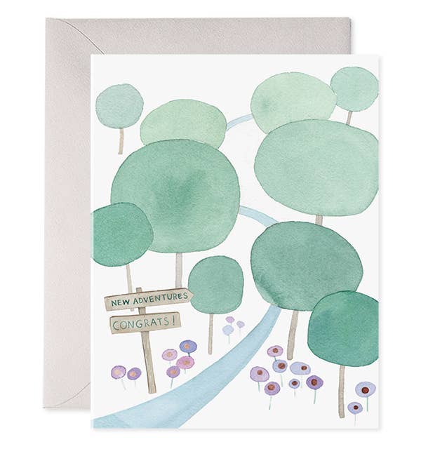New Adventures | Congrats Good Luck Graduation Card