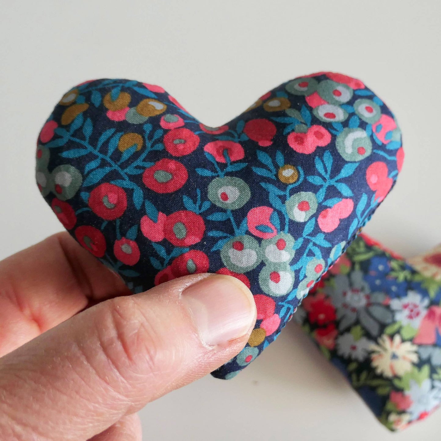 Lavender Heart Sachet - Assorted Liberty Fabrics