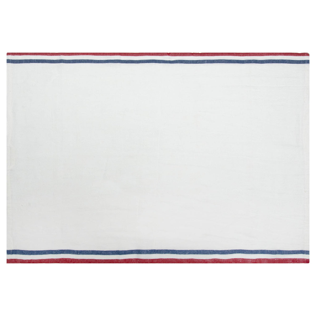 Normandy White - Red/White/Blue Stripes Tea Towels 20x30