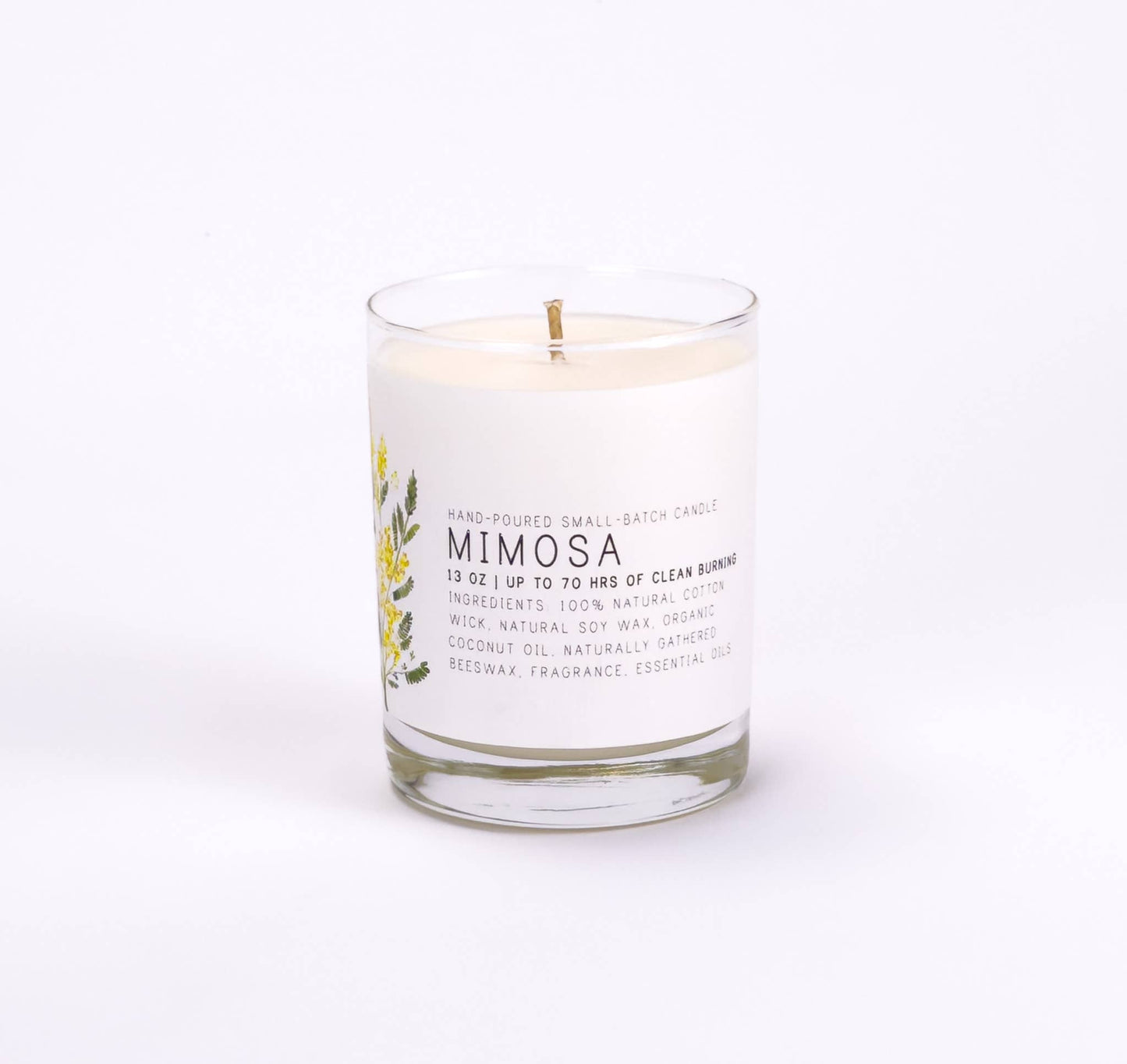 Mimosa - Large Glass Candle