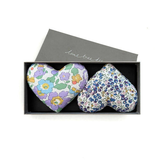 Box of 2 Lavender Hearts - Lavender Ladies