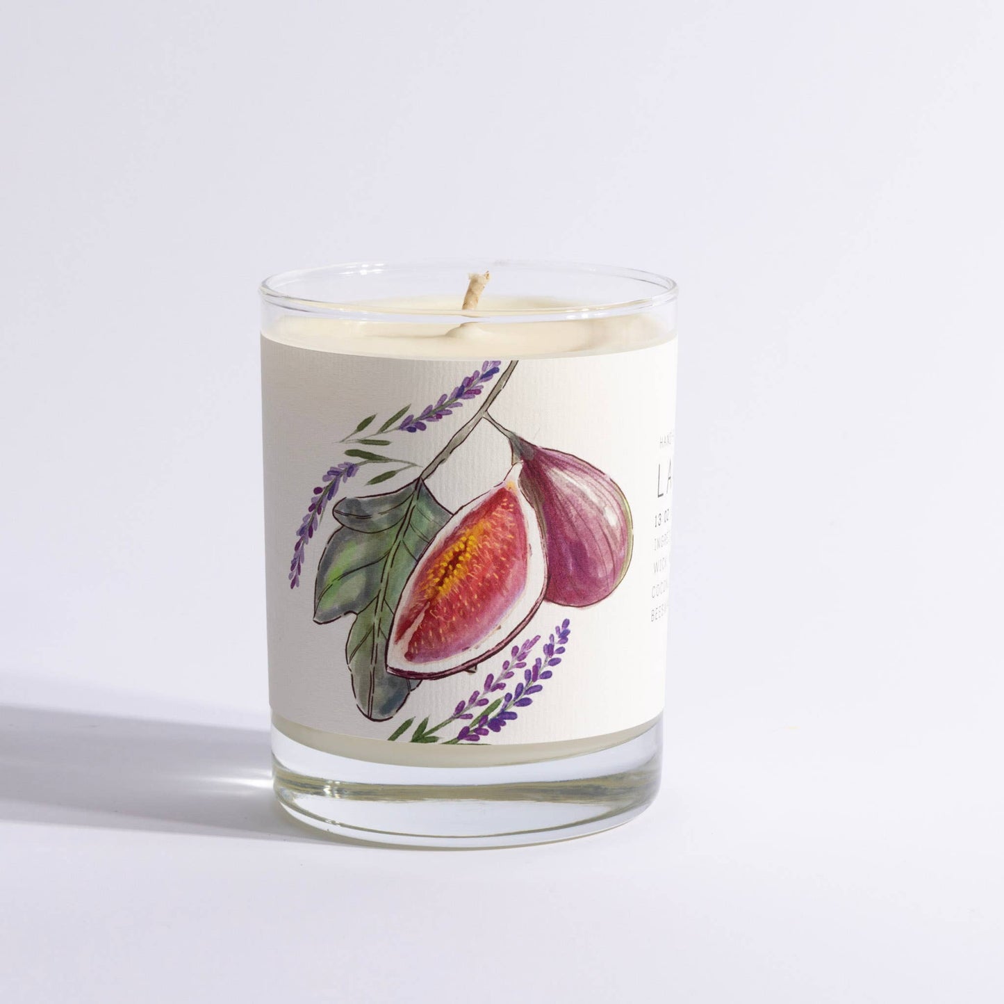 Lavender Fig - Large Glass Candle