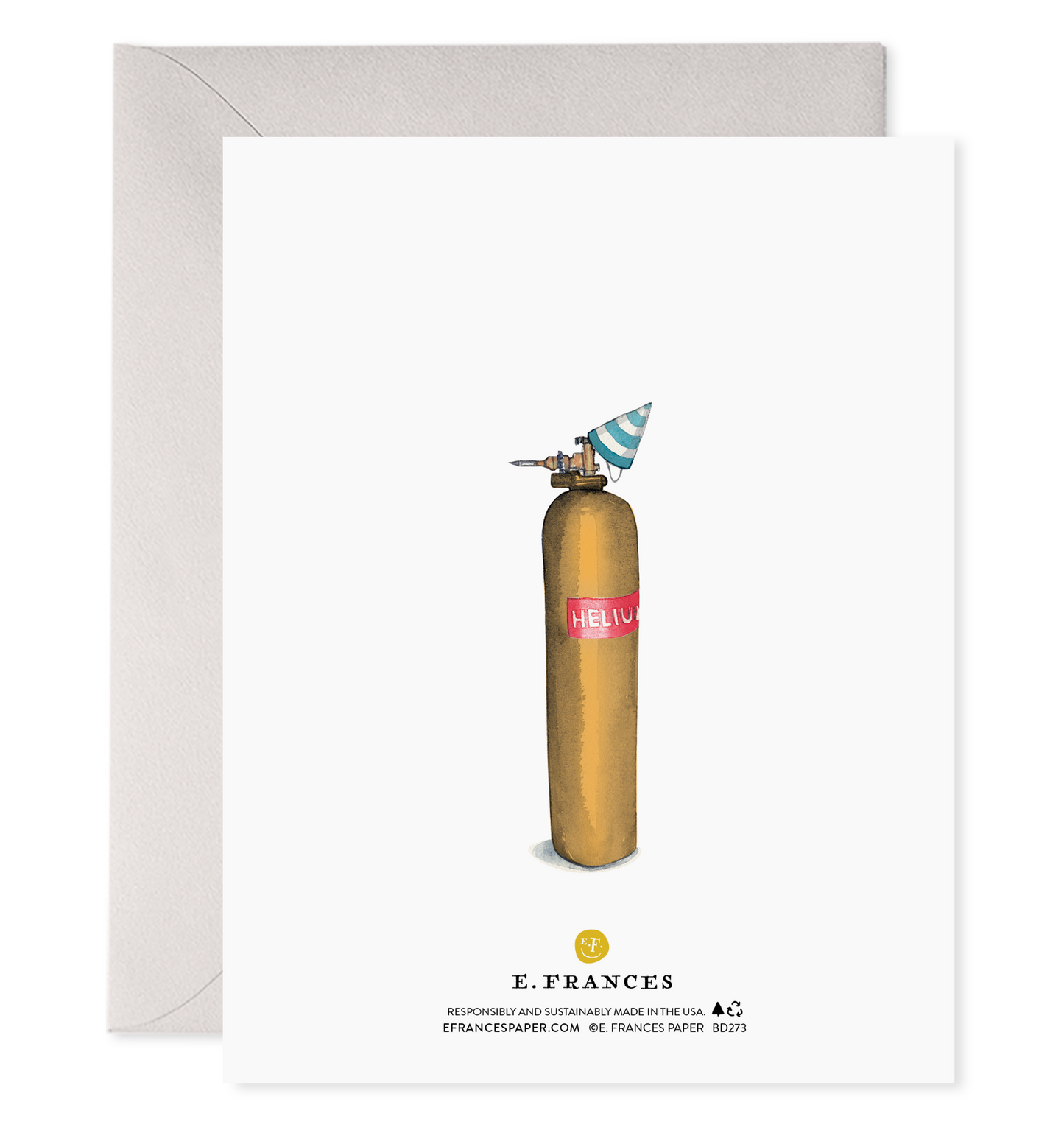 Helium 30 Birthday Greeting Card: 4.25 X 5.5 Inches