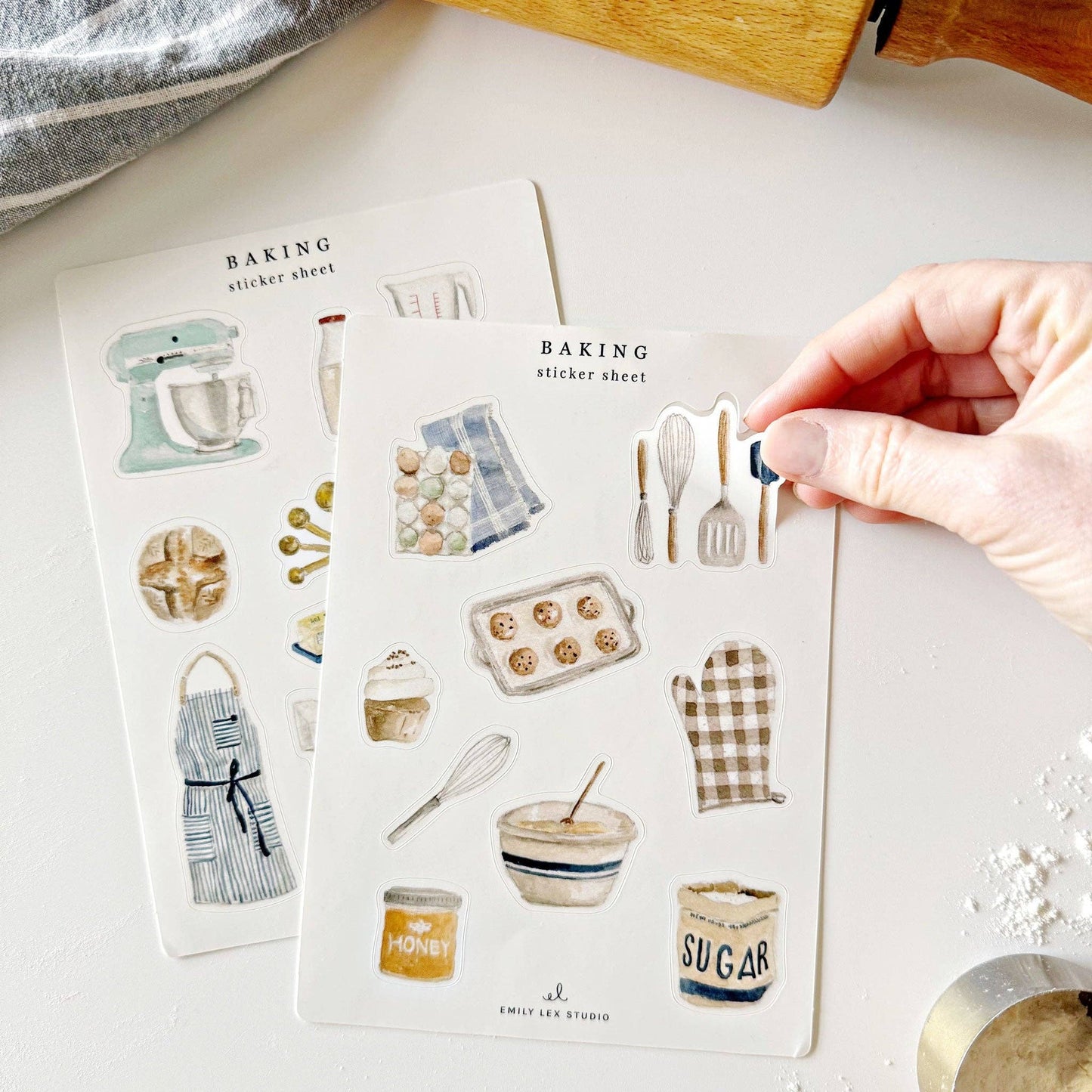 Baking Sticker Sheets