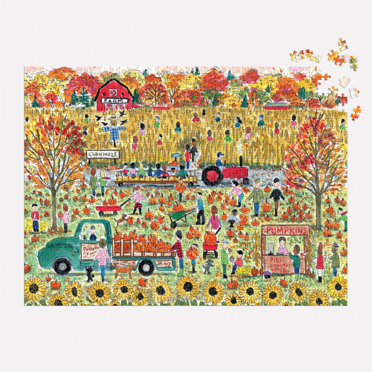 Michael Storrings Pumpkin Patch 1000 Piece Puzzle