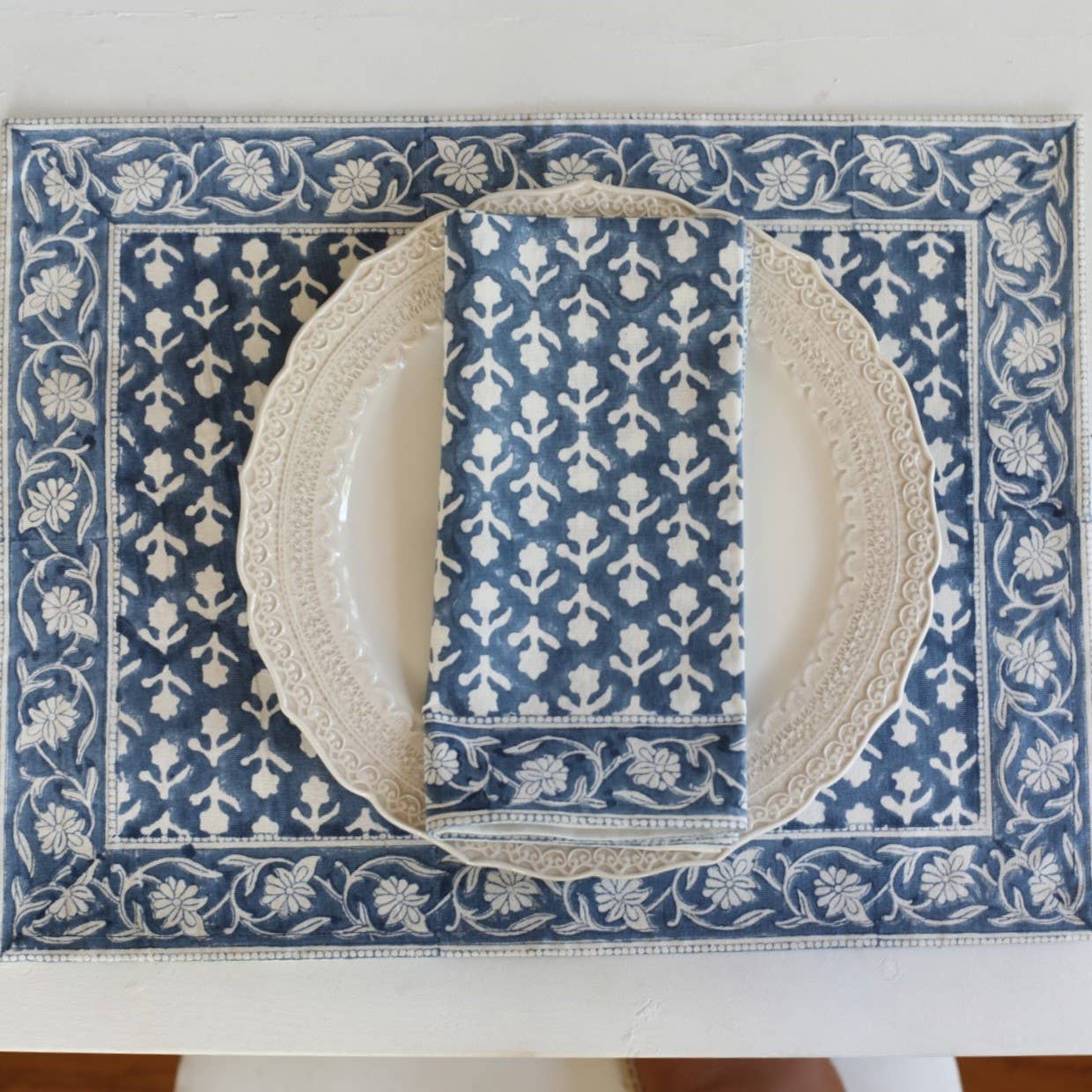 Indigo Napkin Charlotte, Set of 4