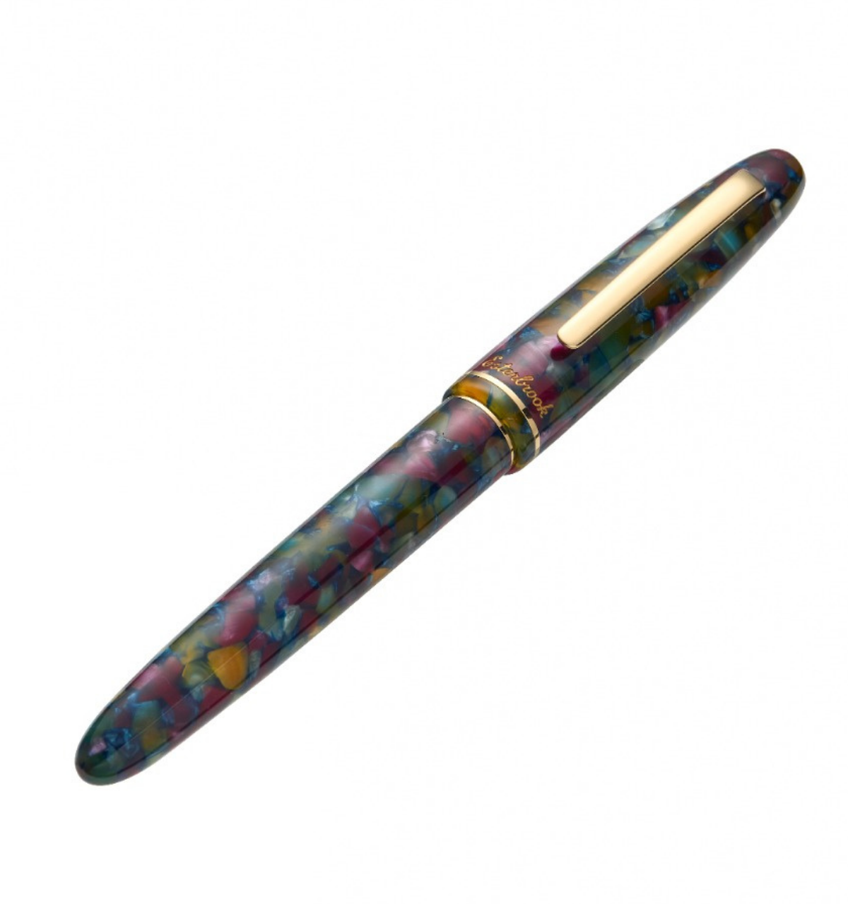 Esterbrook Estie Ballpoint Pen - Botanical Gardens Gold Trim