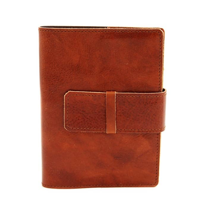 Dark Brown Leather 5x7"Journal Italian hand-made
