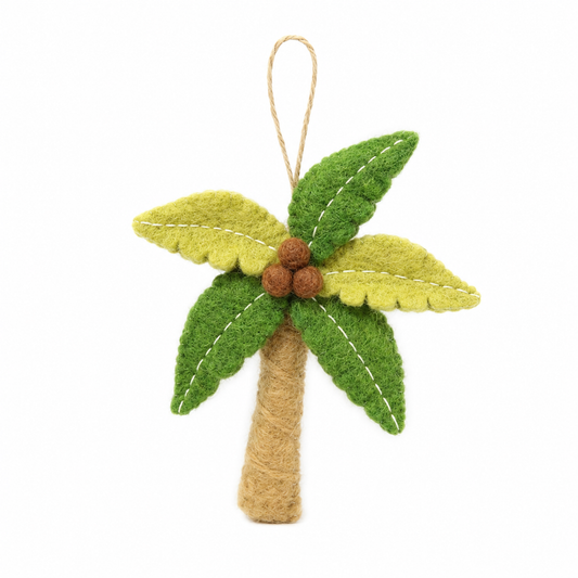 Palm Tree Felt Ornament