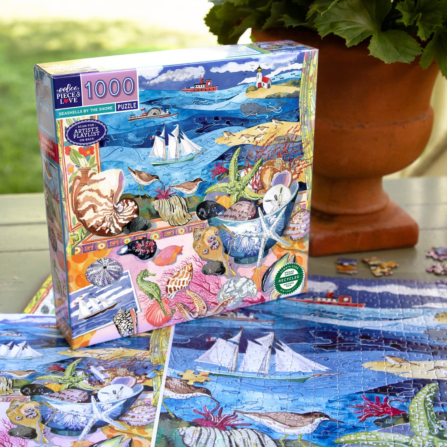 Seashells by the Shore 1000 Piece Puzzle