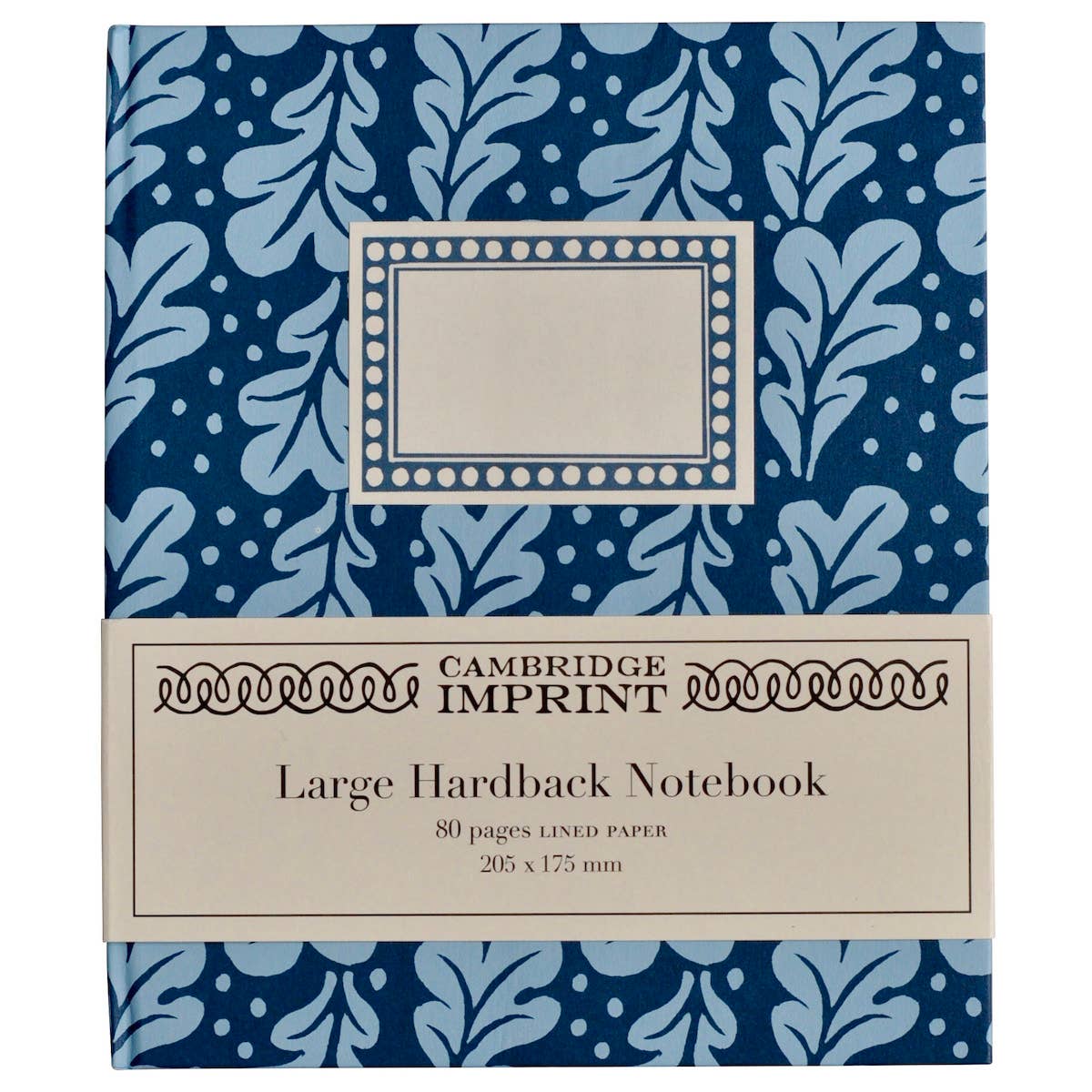 Large Hardback Notebook Quercus Midnight
