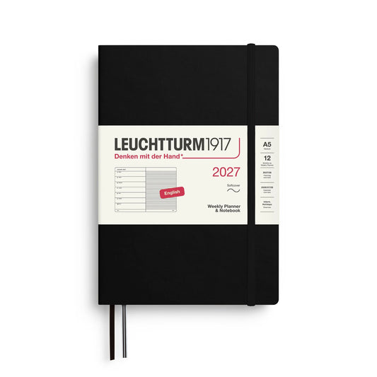 Weekly Planner & Notebook Medium (A5) 2027 Softcover