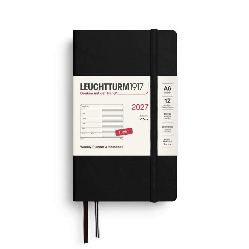 Weekly Planner & Notebook Pocket (A6) 2027 Softcover