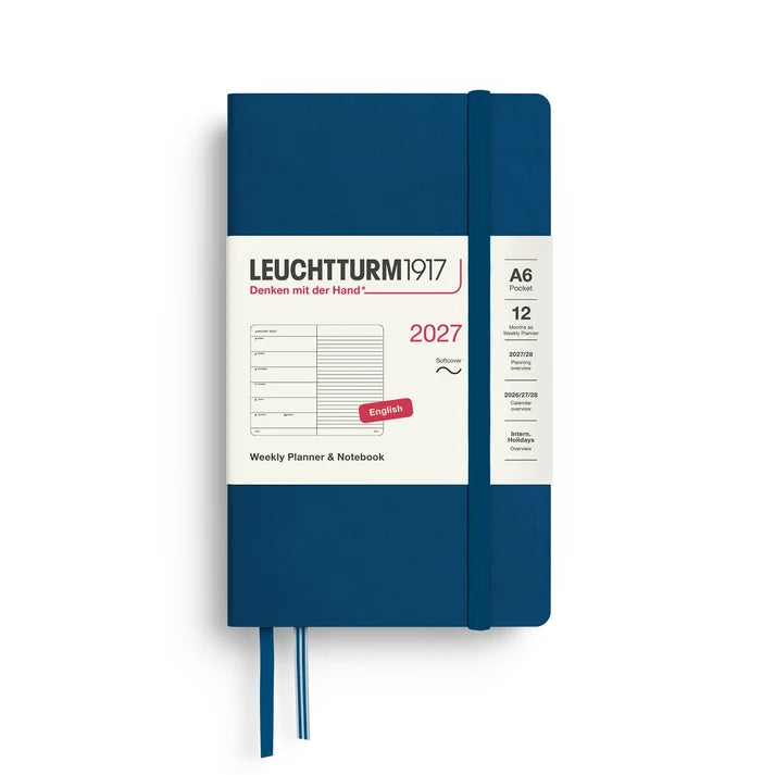 Weekly Planner & Notebook Pocket (A6) 2027 Softcover