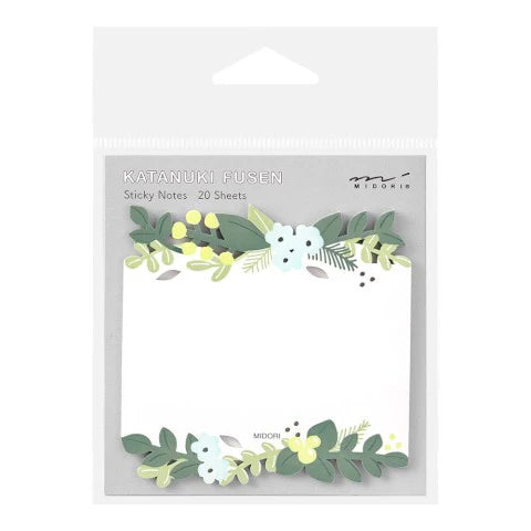 Leaves Die-Cut Sticky Notes