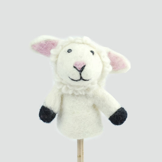 Sheep Felt Finger Puppet