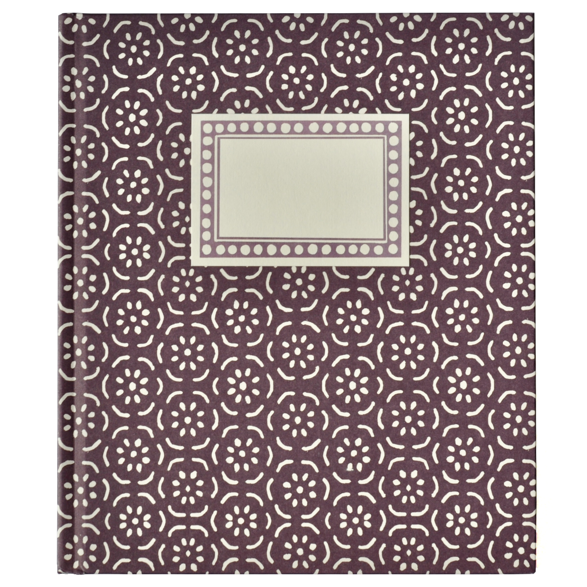 Large Hardback Notebook Small Pear Halves Elderberry (Plain)